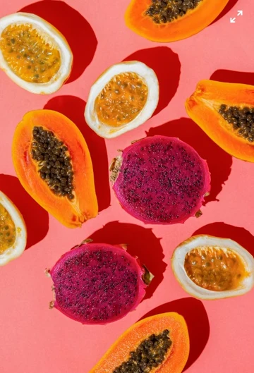 Fragancias frutales de la familia California, Ipanema y pink dragonfruit